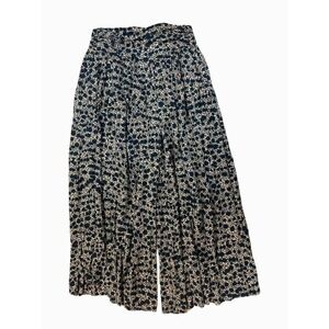 ANTHROPOLOGIE HIGH WAIST WIDE LEG TAN/BLACK PANT SIZE 12